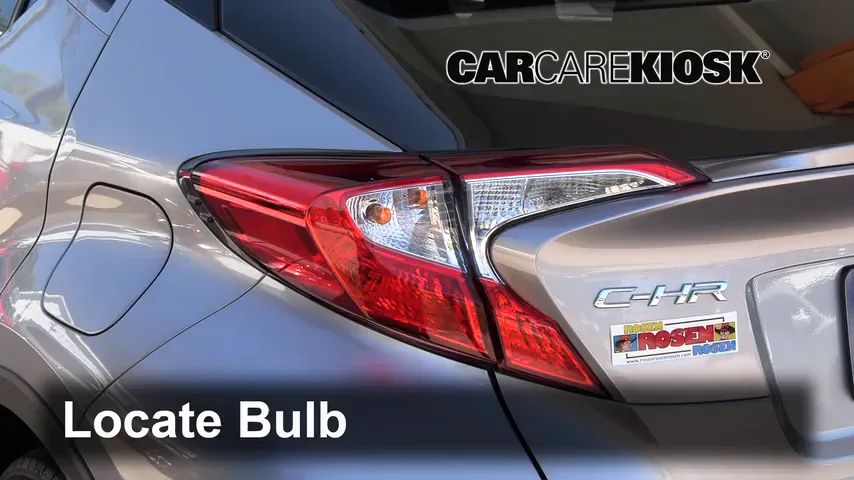 2018 Toyota C-HR XLE 2.0L 4 Cyl. Lights Tail Light (replace bulb)